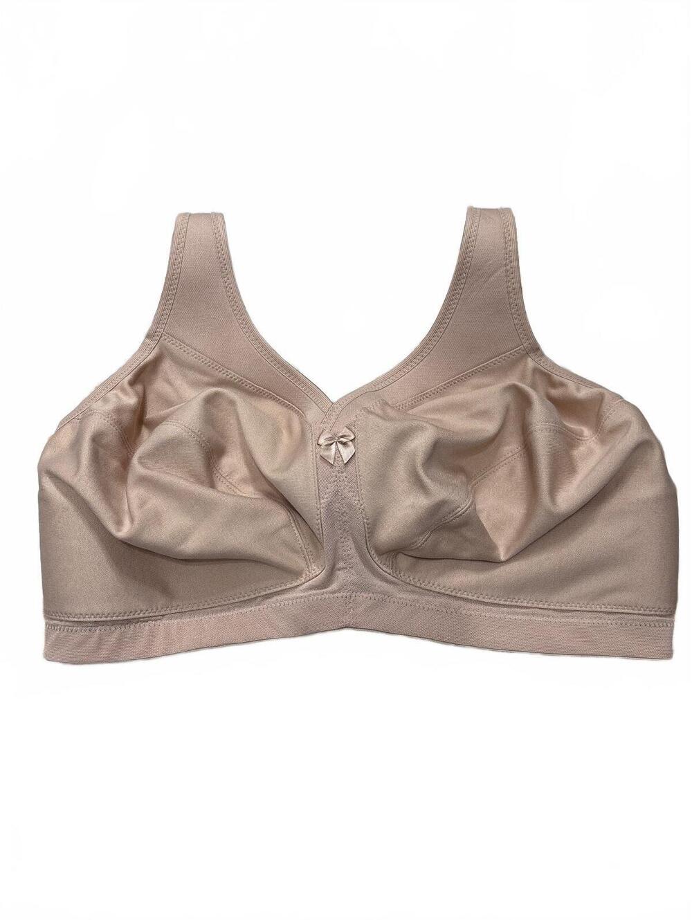 Glamorise Beige Full Coverage Non-Wired Bra Size 40G
